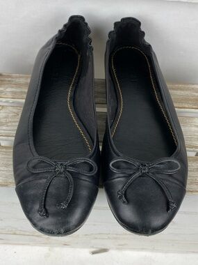 Coach Pearl Foldable black Ballet flats women’s size 10B